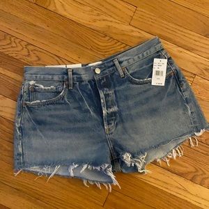 NWT Agolde Parker Denim Shorts